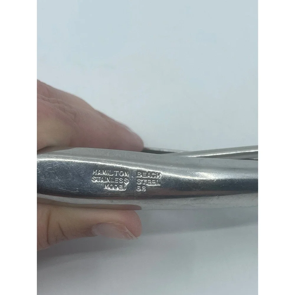 Hamilton Beach Model 33 Stainless Steel Ice Cream Scoop Disher Squeeze Handle 8